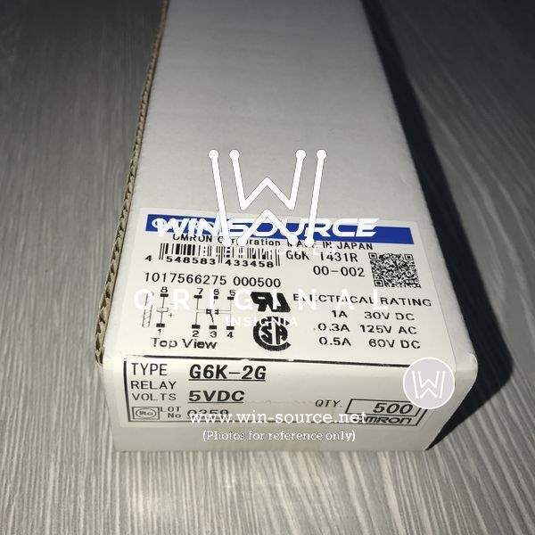  G6K-2G-5VDC label picture