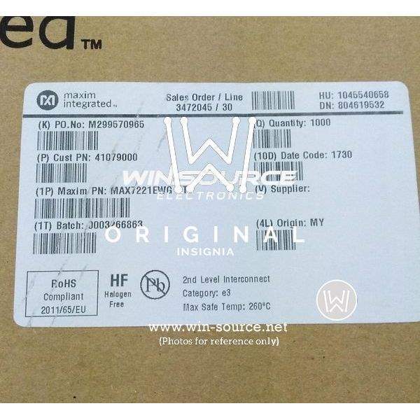 MAX7221EWG+T label picture