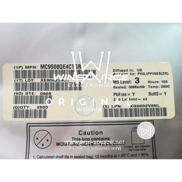 MC9S08QE4CTGR label picture