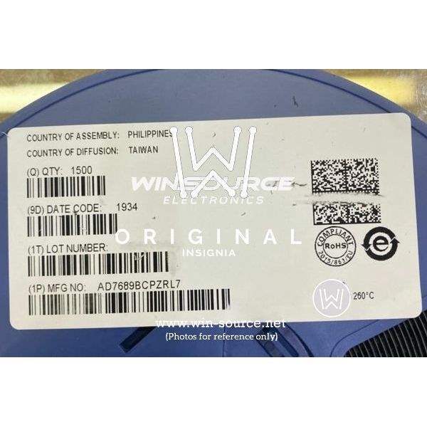 AD7689BCPZRL7 label picture