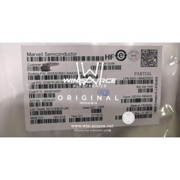 88SE9230A1-NAA2C000 label picture