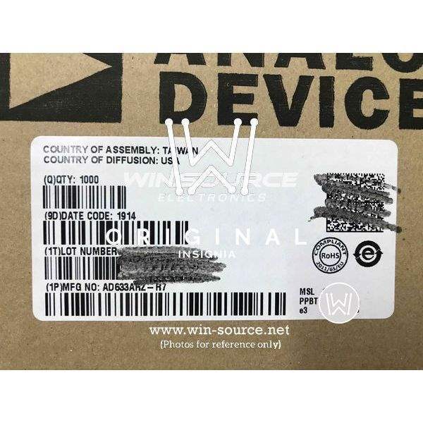 AD633ARZ-R7 label picture