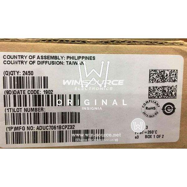 ADUC7061BCPZ32 label picture