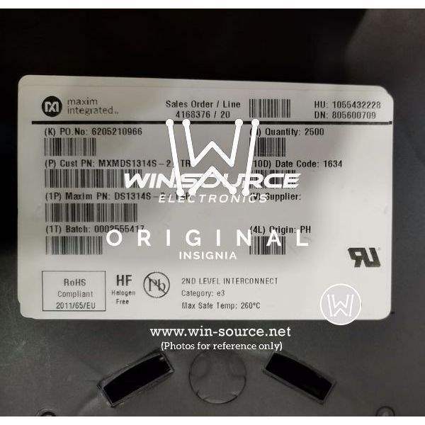 DS1314S-2+T&R label picture