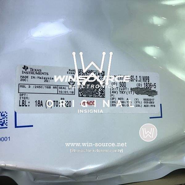 LM1086CSX-3.3 label picture
