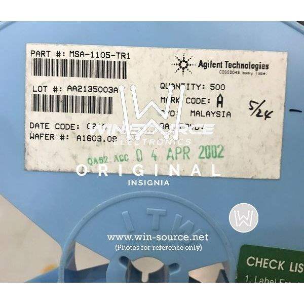 MSA-1105-TR1 label picture