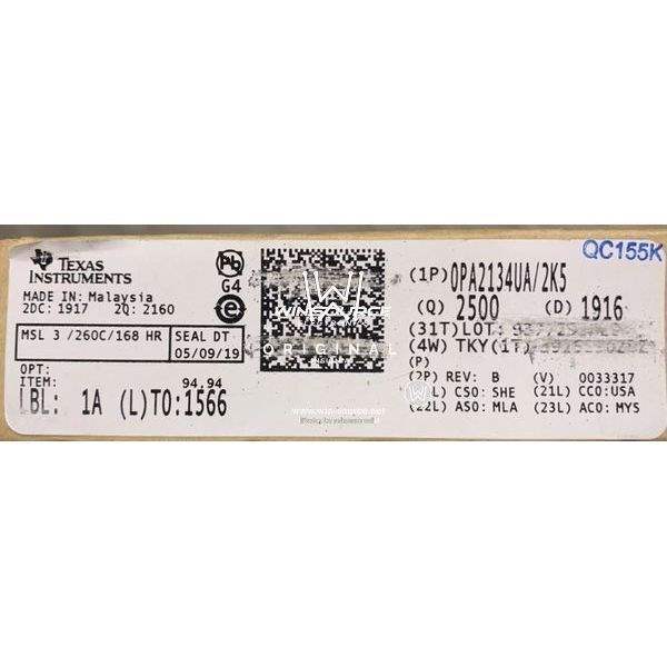 OPA2134UA/2K5 label picture 3