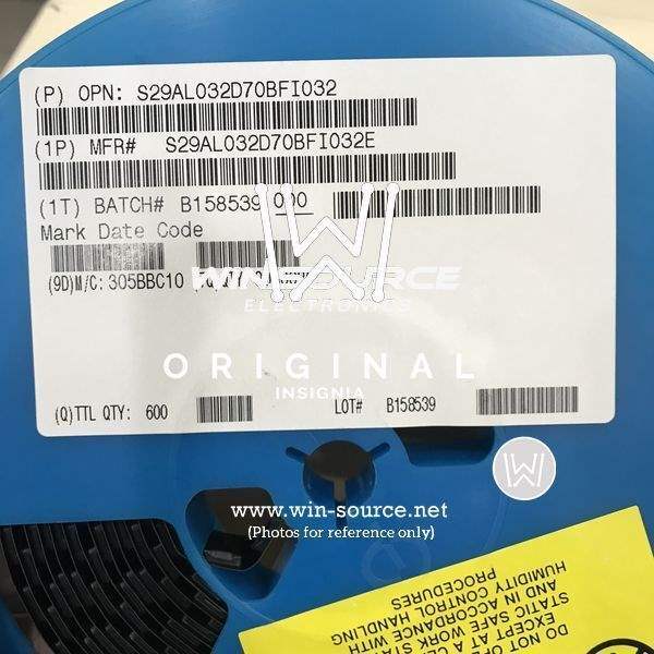 S29AL032D70BFI032 label picture