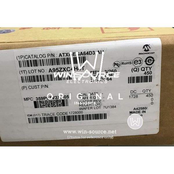 ATXMEGA64D3-AU label picture