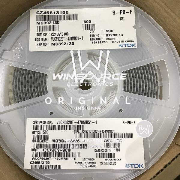 VLCF5020T-470MR51-1 label picture