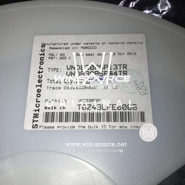 VND830ASP13TR label picture