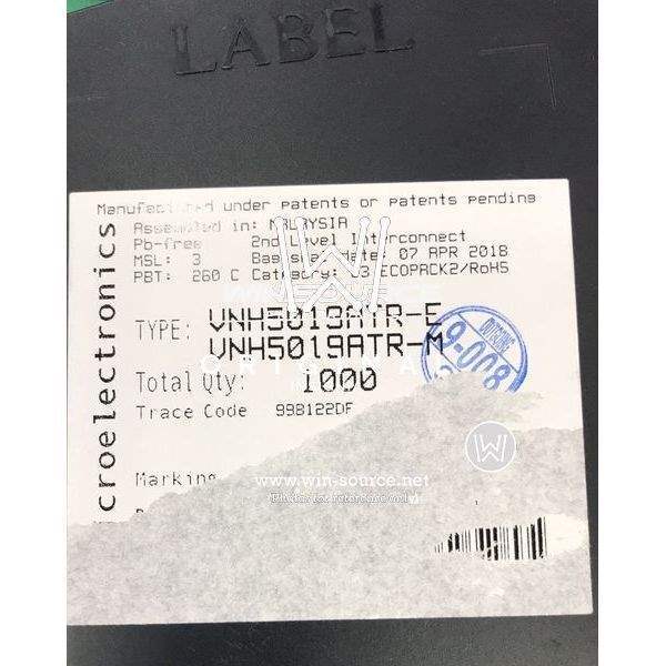 VNH5019ATR-E label picture