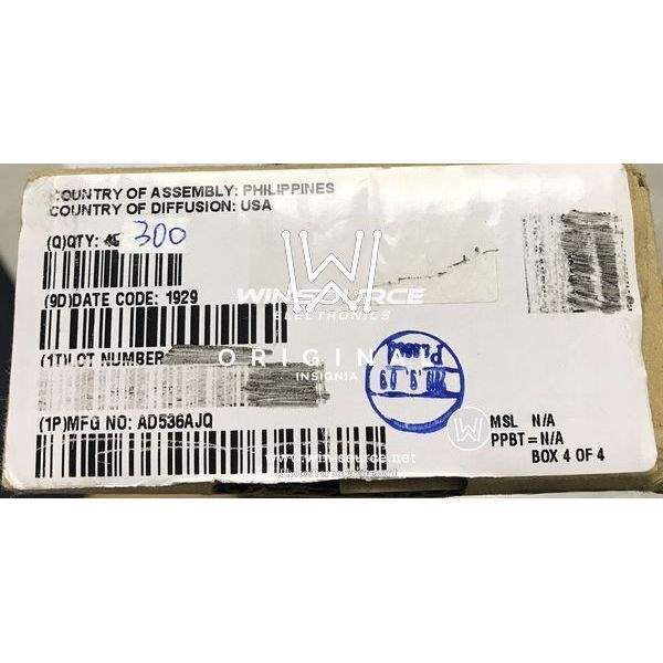 AD536AJQ label picture