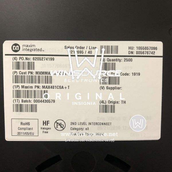 MAX481CSA+T label picture