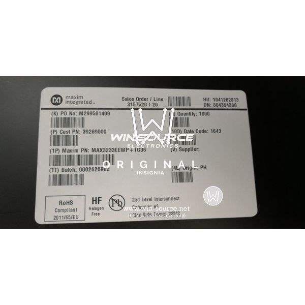 MAX3233EEWP+TG36 label picture