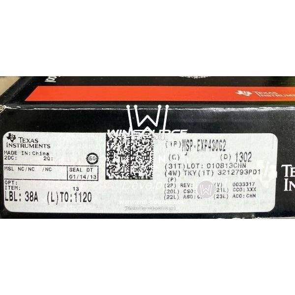 MSP-EXP430G2 label picture