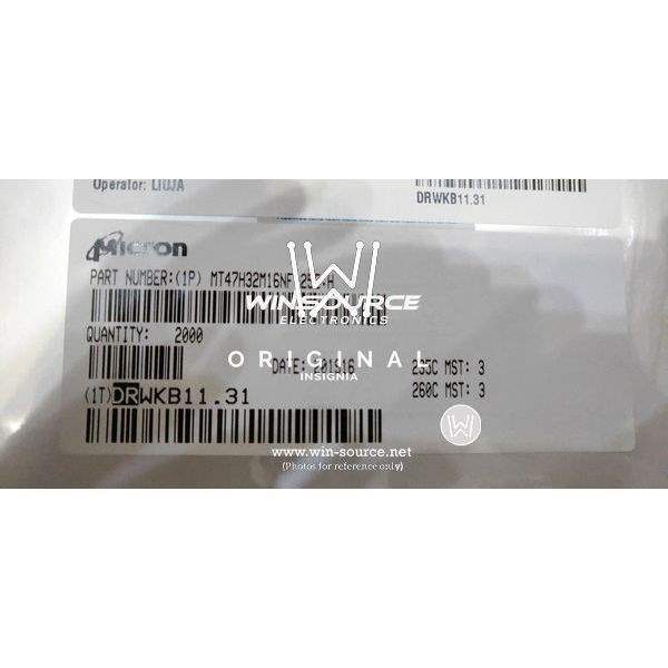 MT47H32M16NF-25E:H TR label picture