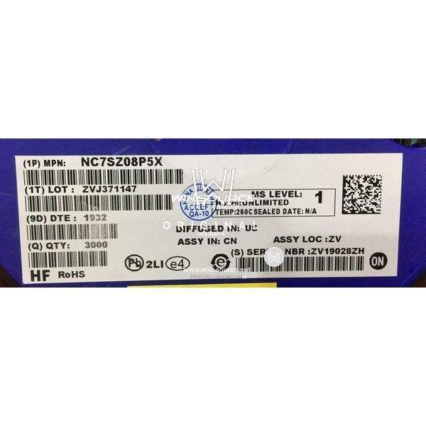 NC7SZ08P5X_NL label picture
