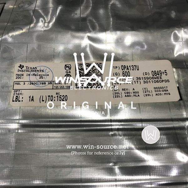 OPA137U label picture