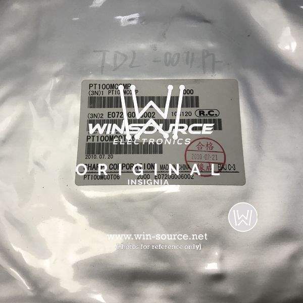 PT100MCOMP label picture