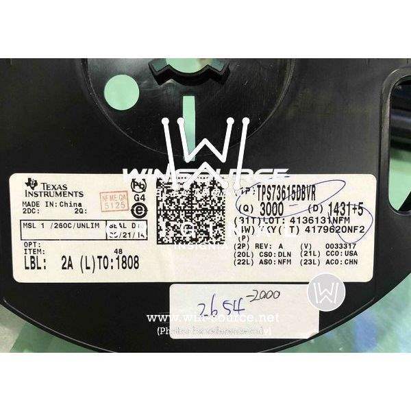 TPS73615DBVRG4 label picture