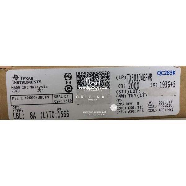TXS0104EPWR label picture