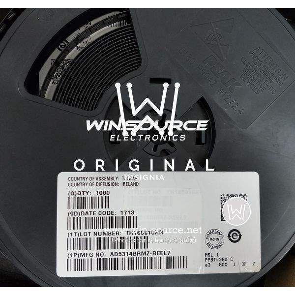 AD5314BRMZ-REEL7 label picture