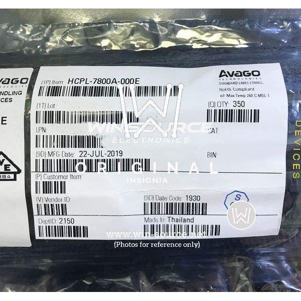  HCPL-7800A-000E label picture