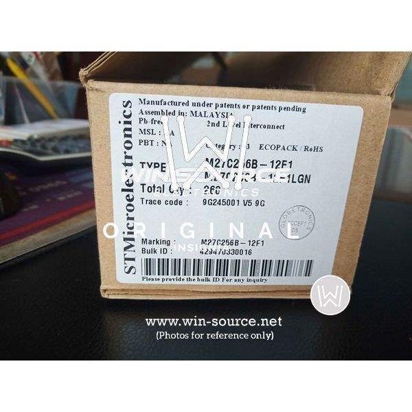 M27C256B-12F1 label picture