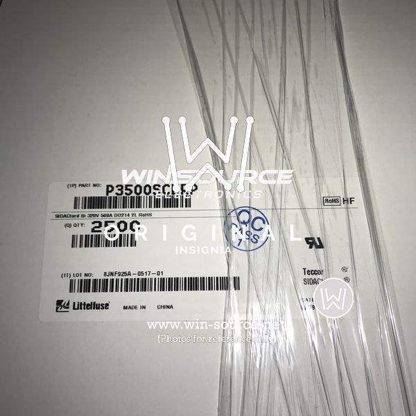 P3500SCLRP label picture