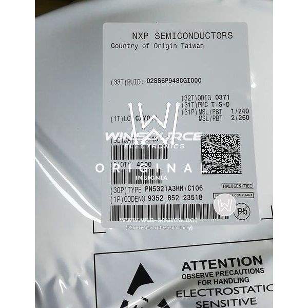 PN5321A3HN/C106 label picture