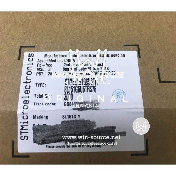 STM8L151G6U6TR label picture 2
