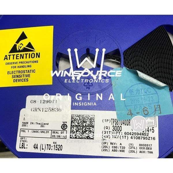 TPS61040DRVR label picture