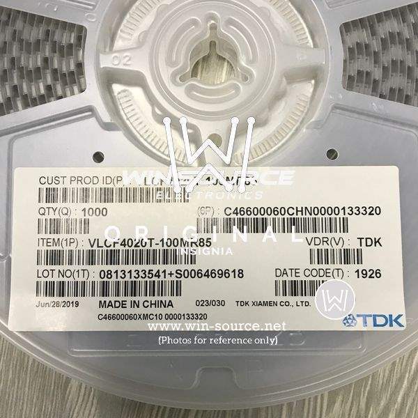 VLCF4020T-100MR85 label picture