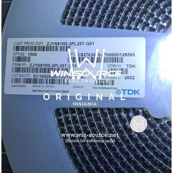 ZJYS81R5-2PL25T-G01 label picture