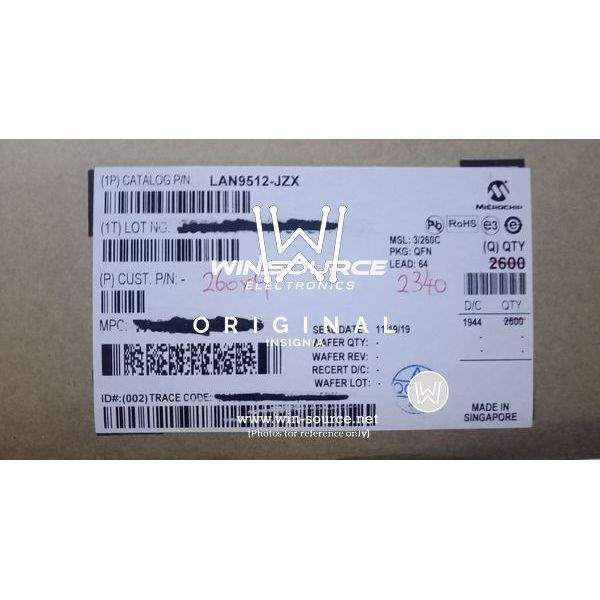 LAN9512-JZX label picture