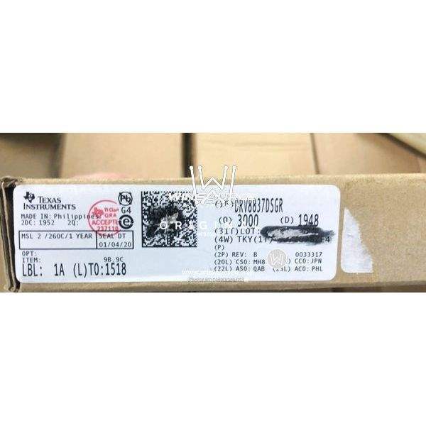 DRV8837DSGR label picture