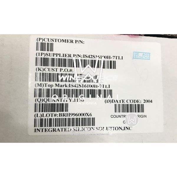 IS42S16100H-7TLI label picture 2
