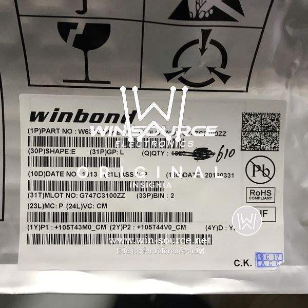 W631GG6KB-12 label picture