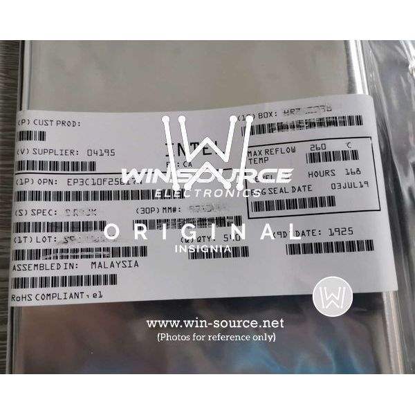 EP3C10F256I7N label picture