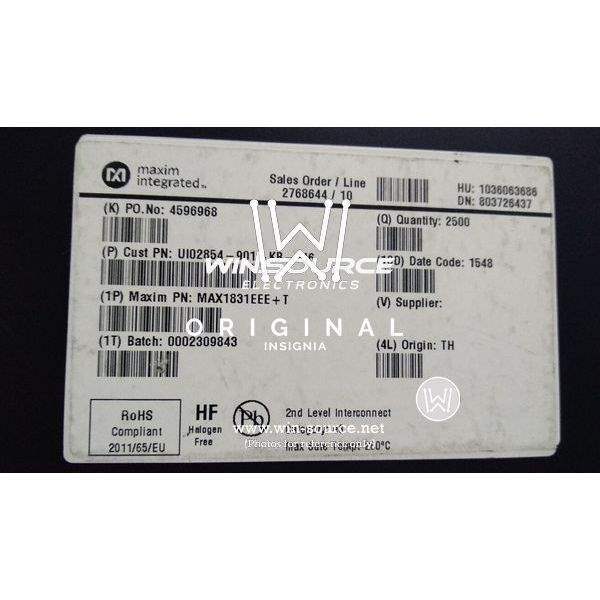 MAX1831EEE+T label picture