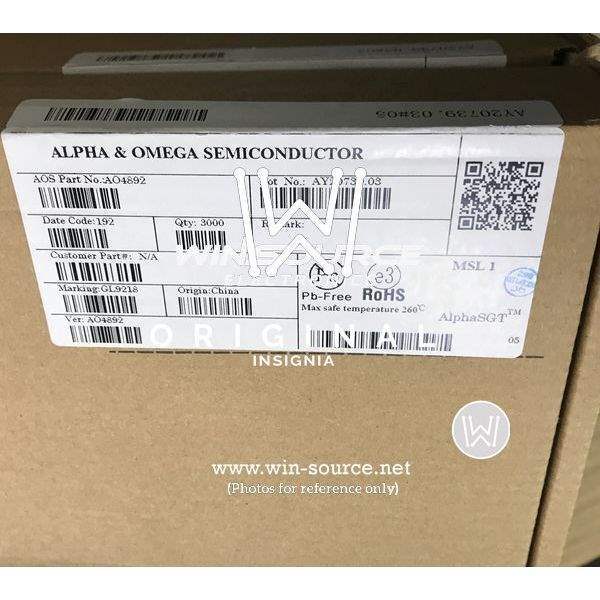 AO4892 label picture
