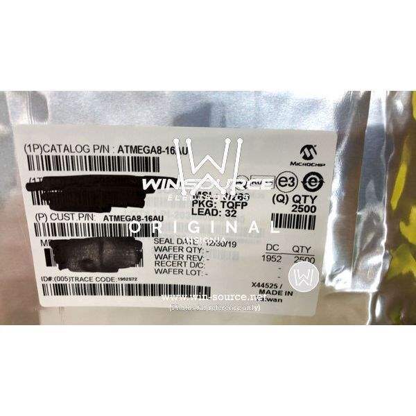 ATMEGA8-16AU label picture