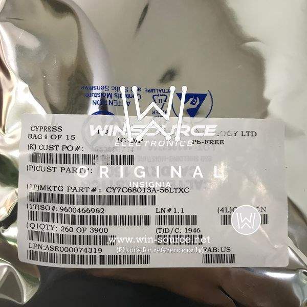 CY7C68013A-56LTXCT label picture