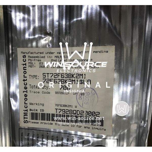 ST72F63BK2M1 label picture
