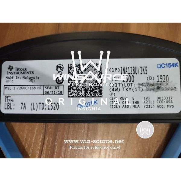 INA128U/2K5 label picture