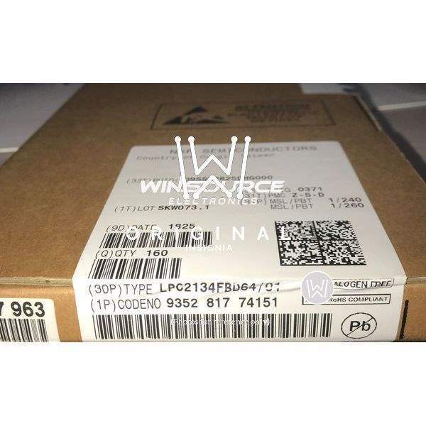 LPC2134FBD64/01 label picture