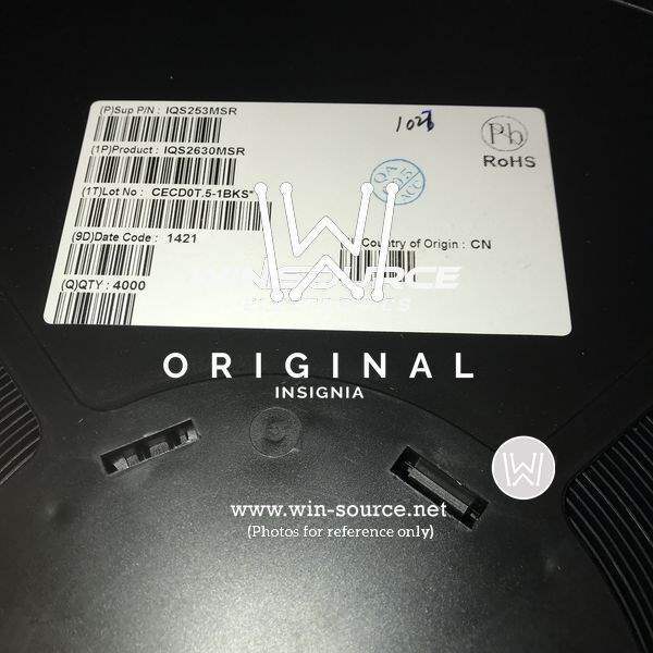 IQS2630MSR label picture