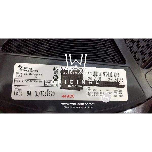 LM1117IMPX-ADJ/NOPB label picture