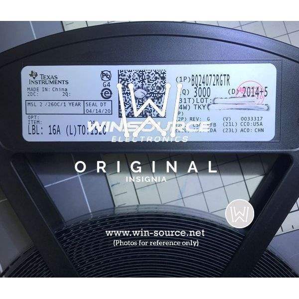 BQ24072RGTR label picture